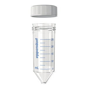 艾本德Eppendorf Conical Tubes 25 mL 帶螺旋蓋, 25 mL, 啟動套裝，4  個單離心管架，6  個轉子適配器，轉子孔可容納 50  mL 錐形管, PCR 潔凈級, 無